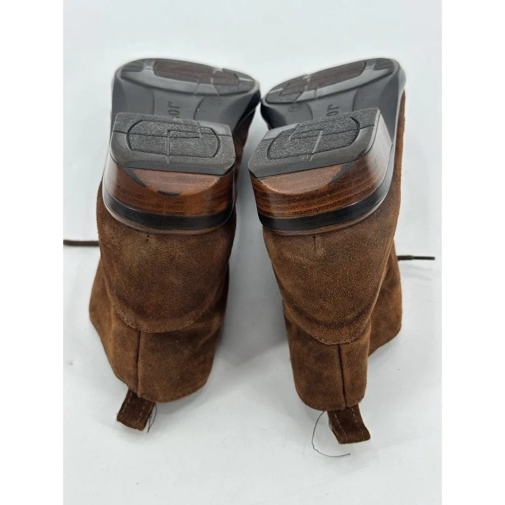Naot Levanto Boots Women's Brown Suede Booties‎ Chukka Size EU 39/US 8-8.5